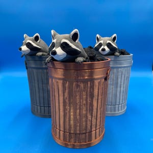 Boîte de jeu de 100 cartes MTG Trashcan Raccoon | Magic the Gathering | EDH | Atelier de fabrication de fables