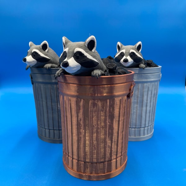 MTG Trashcan Raccoon Deck Box für 100 Karten | Magic the Gathering | EDV | Fable Geschmiedete Werkstatt