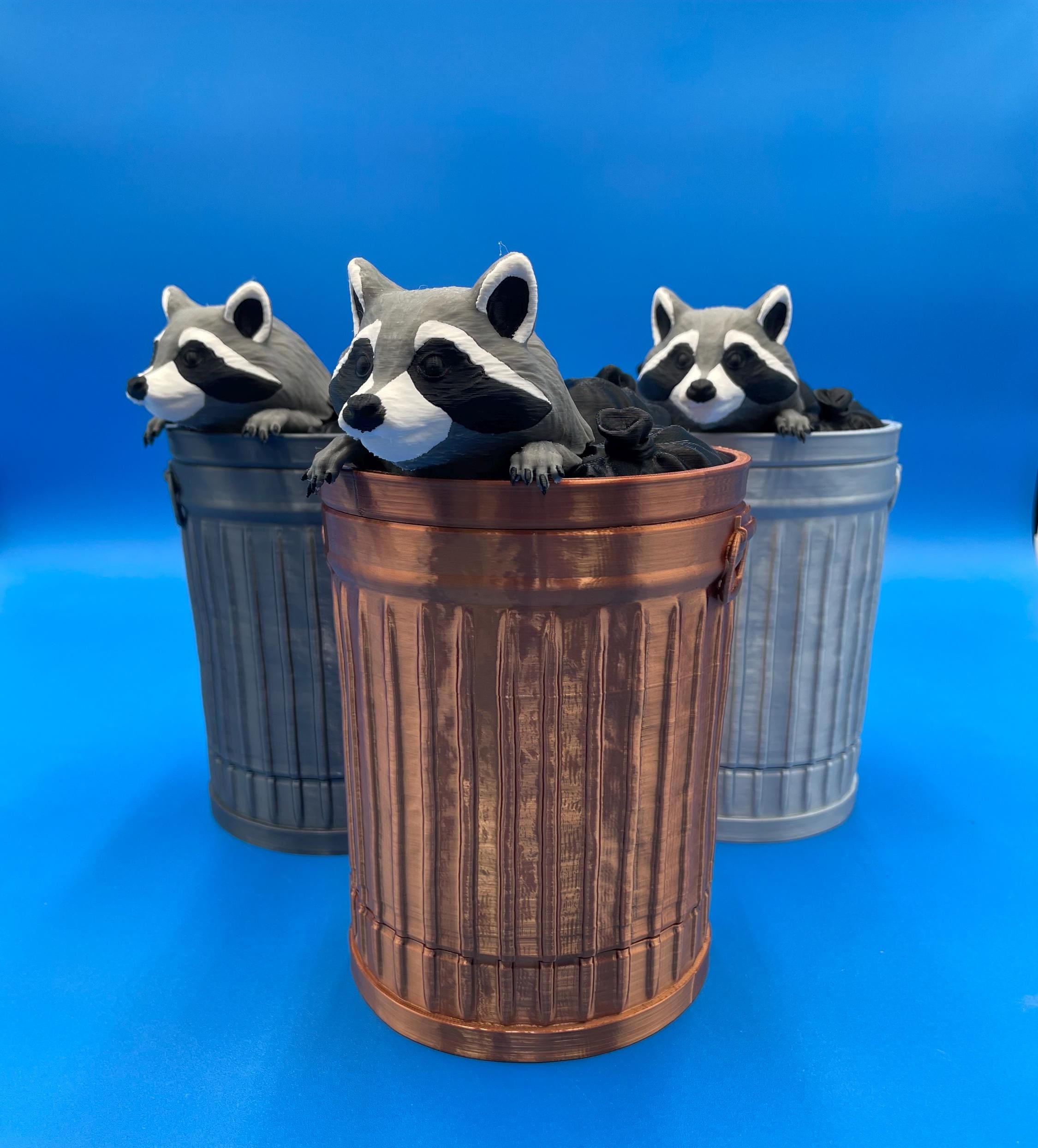 MTG Trashcan Raccoon Deck Box for 100 Cards | Magic the Gathering | EDH | Fable Forged Workshop