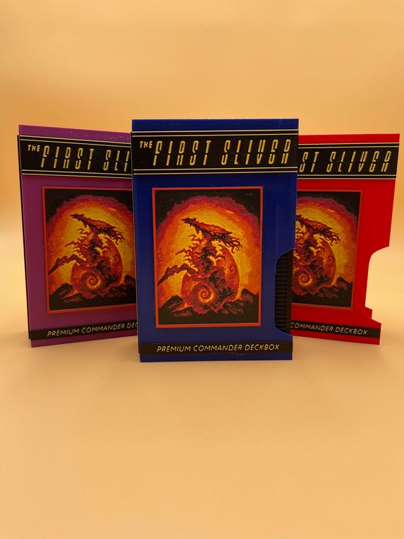 マジック：ザ・ギャザリング MTG commander Slivers deck (100 cards) MTG First Sliver Deck Box: 100 Card EDH Commander - Etsy