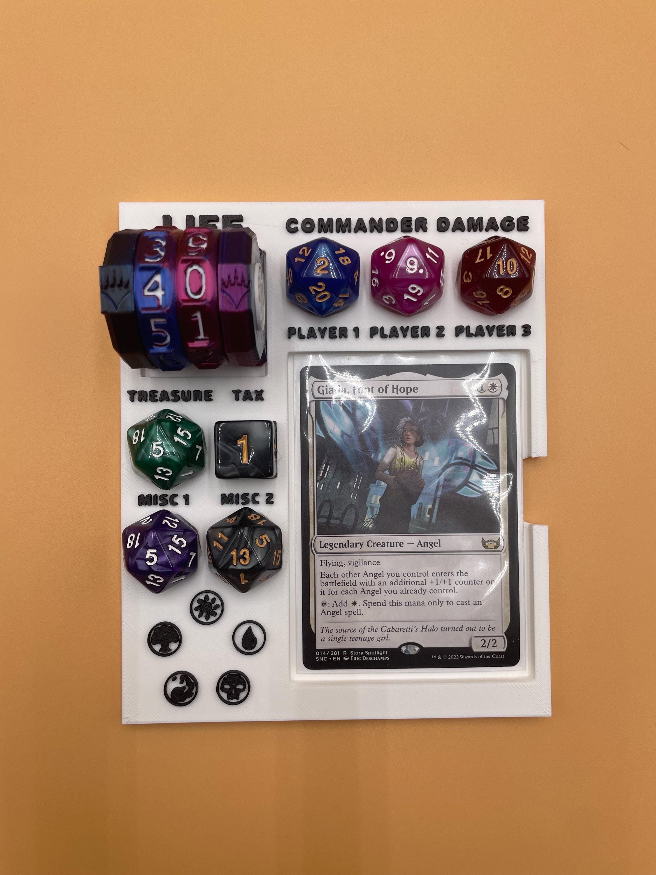 MTG Commander Tray Version 2: 3D Printed Command Zone Organizer - Etsy