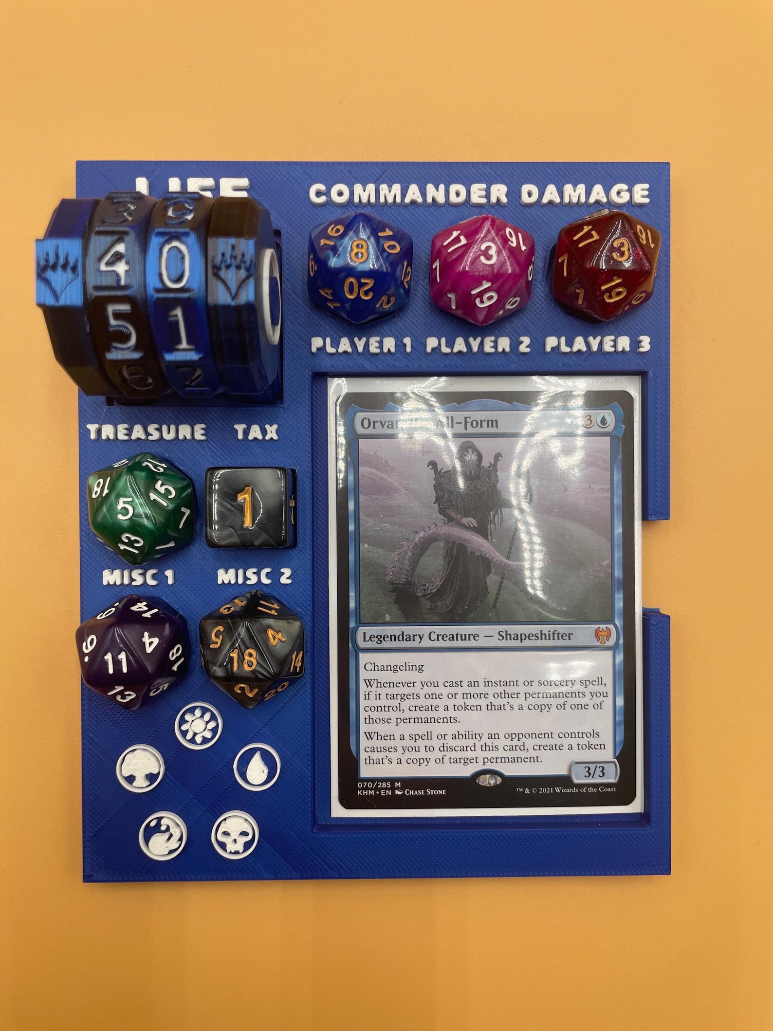 MTG Commander Tray Version 2: 3D Printed Command Zone Organizer - Etsy