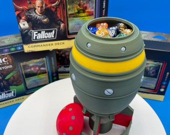 Mini Nuke MTG Deck Box: Fallout Themed 100 Card Storage - Etsy
