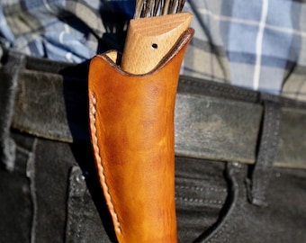 Lederscheide für Opinel Pilzmesser