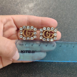 Vintage stylish GG earrings