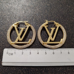 Vintage stylish LV earrings