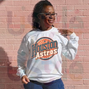 Houston Baseball PNG file Digital Download Baseball Png Groovy Houston Texas T Shirt Design Astros Baseball Png zdjęcie 7