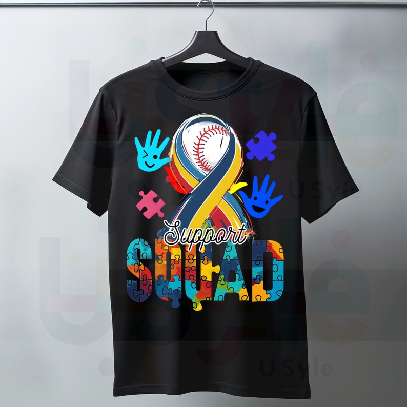 Support Squad Autism Png Sublimation Design Download Autism Ribbon Png Western Png Sport Png Autism Awareness Png Autism Life Png image 2