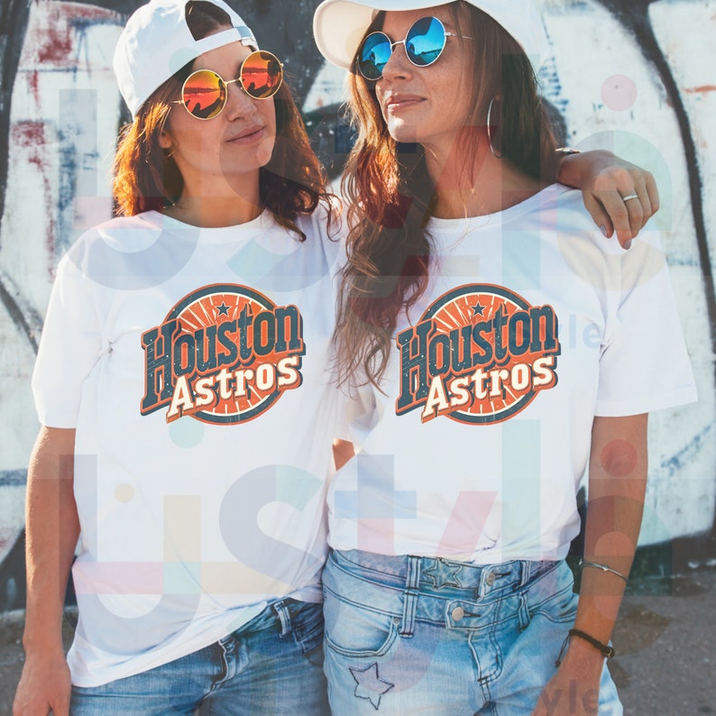 Houston Baseball PNG file Digital Download Baseball Png Groovy Houston Texas T Shirt Design Astros Baseball Png zdjęcie 3
