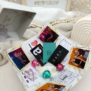 Marble Geschenkbox personalisiert | Geschenke für Frauen Männer DIY | Geldgeschenk Geburtstag | Geschenk für Ihn | personalisiertes Geschenk