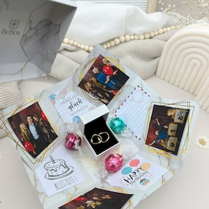 Marble Geschenkbox personalisiert | Geburtstagskarte DIY | Geldgeschenk Geburtstag Hochzeit | Hochzeitsgeschenk | personalisiertes Geschenk