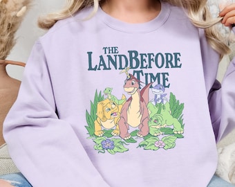 The Land Before Time Pastel Dinosaur Friends Comfort colors Shirt, Land Before Time Party Shirt, Land Before Time Decor Shirt, dinosaur gift
