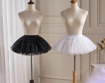 Wit meisje Organza Crinoline - Girl's Petticoats, 1e communie Crinolines, bloemenmeisje Petticoats, 1e communie Petticoats