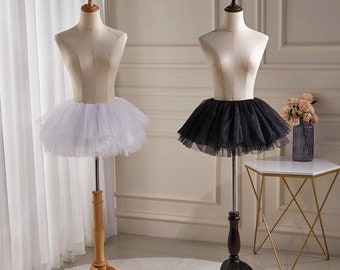 Jupon filles en tulle noir, jupe fille tout-petits, jupe Tutu pour enfants, jupon princesse, Costume filles