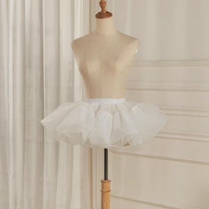 Gonna da balletto nera, sottoveste per bambini, gonna da ballo, tutu per bambini, sottoveste per ragazze, sottoveste in tulle per ragazze, sottoveste in tulle immagine 2