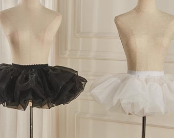 Gonna da balletto nera, sottoveste per bambini, gonna da ballo, tutu per bambini, sottoveste per ragazze, sottoveste in tulle per ragazze, sottoveste in tulle