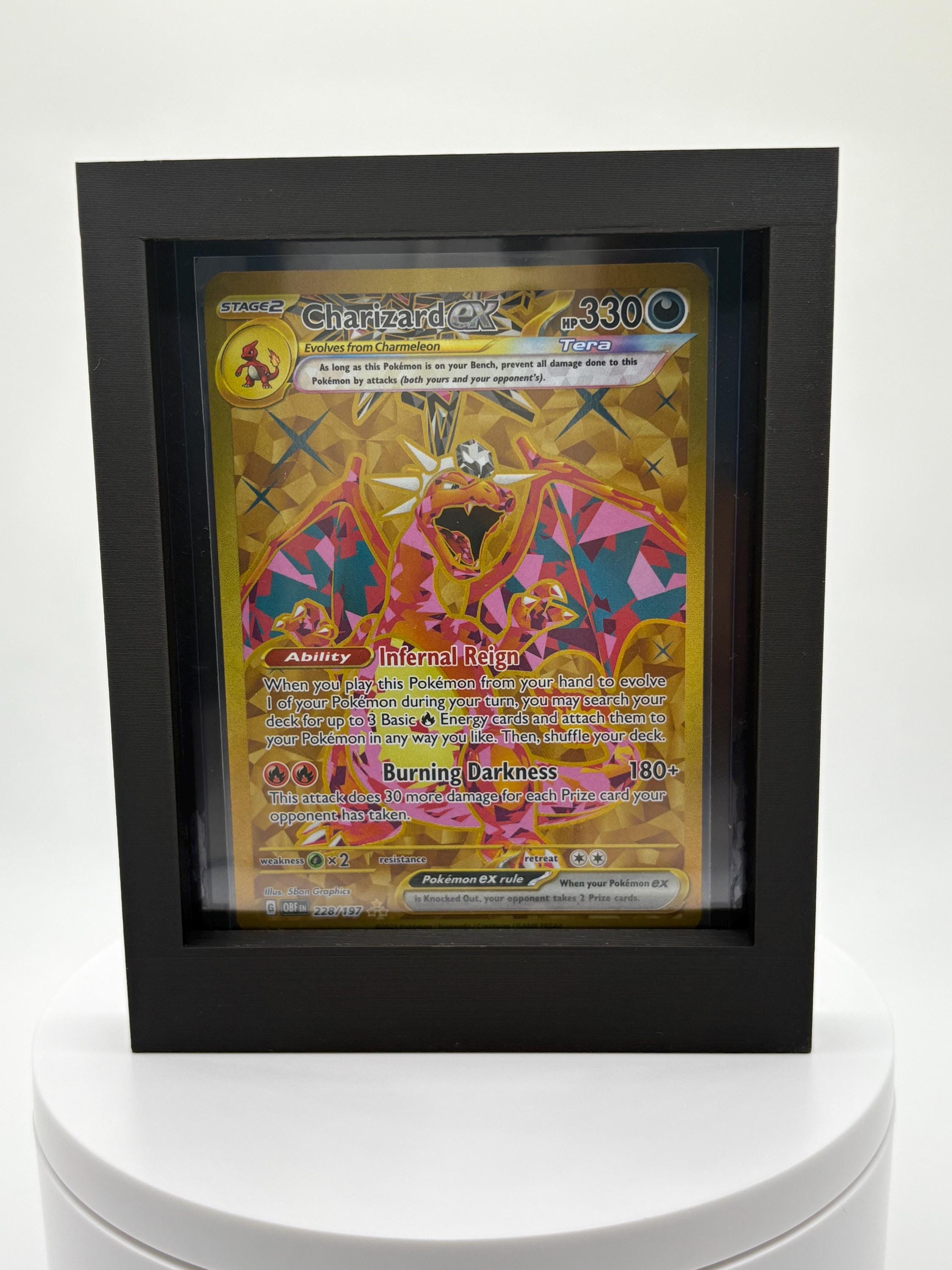Top Loader Display Stand STL | Modern Card Frame for Pokémon TCG ...