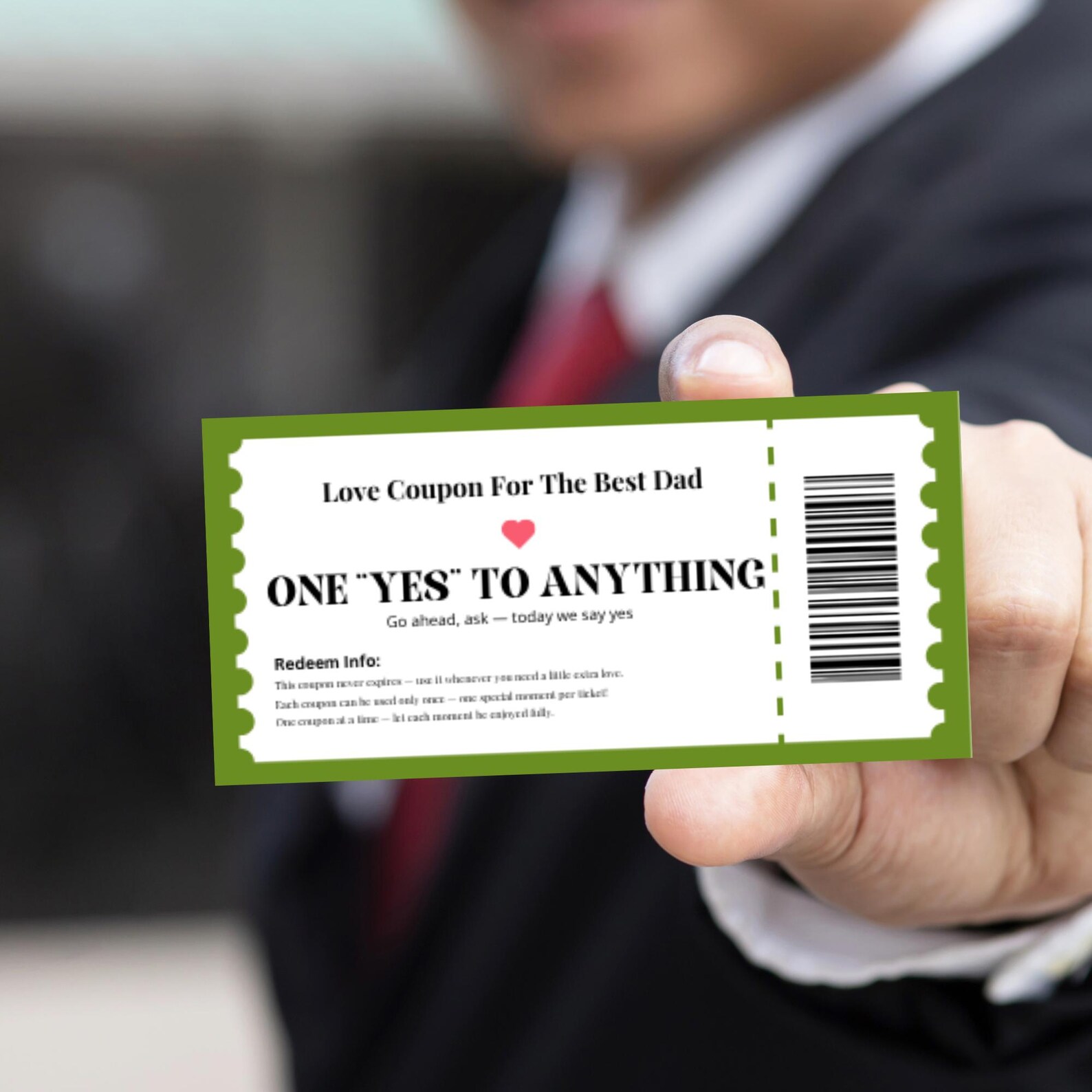 Printable Fathers Coupons Thoughtful Gift Idea DIY Coupon Book for Dad ...