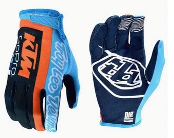 Guantes de motociclismo todoterreno KTM, guantes de motociclismo de montaña, guantes de motociclismo MX todoterreno versión equipo