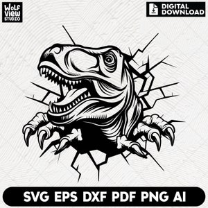 Wütend Dinosaurier Svg, Wütend Dinosaurier Svg, T-Rex Clipart, Jurassic Png, Trex Clipart, Jurassic Png, Trex Cut Dateien, digitaler Download