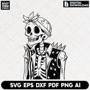Skeleton Woman Svg, Skeleton Girl Svg, Horror Gothic Tattoo T-Shirt, Woman Skull Svg File,  Skull Svg, Skeleton Svg, Digital Download
