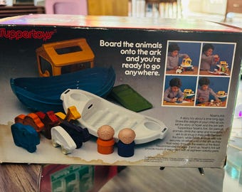 Vintage Tupper Toys 1982 Noah's Ark Toy