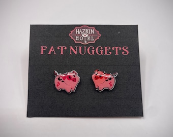 Fat Nuggets Hazbin Hotel Earrings