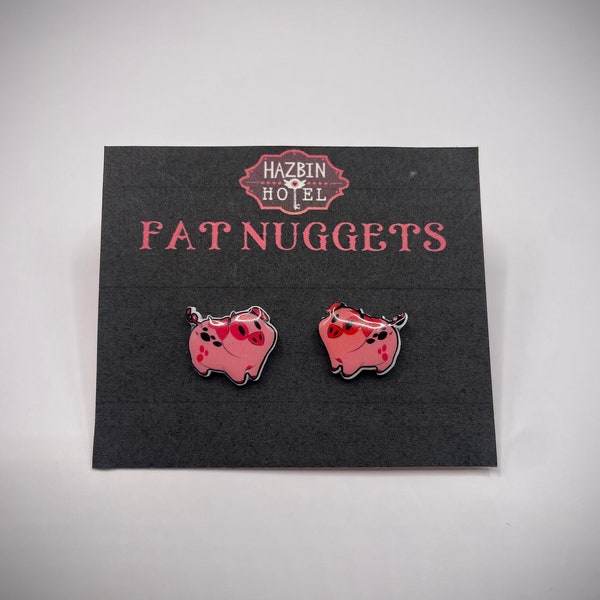 Boucles d'oreilles Hazbin Hotel Fat Nuggets