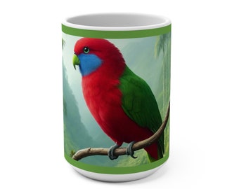 Fiji parrot mug