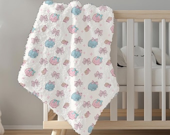 Mermaid Baby Blanket, Baby Shower Gift for Baby Girl, Customizable Blanket, Disney Blanket, Disney Home Decor, Disney Ariel Sherpa Blanket