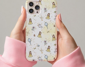 Beauty & The Beast Case, Disney iPhone Cases, Princess Belle Case, Magsafe, Phone Case, iPhone 17 Case, Samsung Case, iPhone 16 Pro, 14 15