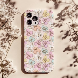 Disney Phone Case, Mickey Phone Case, Valentines Day iPhone 15, 16, 17, Pro Max Air, Disney Samsung Cases, Google Pixel Cover Gift for Her