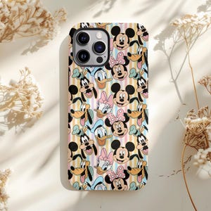 Disney Phone Case, Mickey Phone Cases, iPhone 14, 15, 16, 17 Pro Max Air, Samsung Cover, Google Pixel, Disney Bound Minnie Case Gift for Her