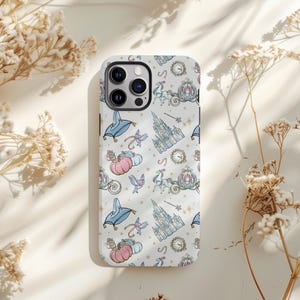 Cinderella Phone Case, Disney Phone Case, Tough Phone Case, iPhone 17 case, iphone 14 15 16 pro case, samsung cases, disney iphone case gift