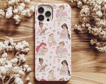 Disney Handyhülle, Weihnachten Handyhülle, Pink Coquette Holiday iPhone 16, 17 Pro Max Air Cases, Disney Prinzessin Samsung Cover, Geschenk für Sie