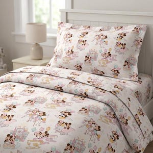 Mickey & Minnie Park Day Comforter,  Blanket, Disney Kids Bedroom Decor, Toddler Nursery Quilt, Magical Bedding
