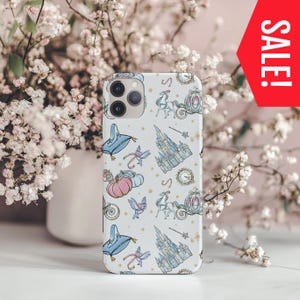Disney Cinderella Princess Phone Case Castle Design iPhone 16 17 Pro Max Cover Protective Samsung Cute Case Fairytale Aesthetic Gift for her