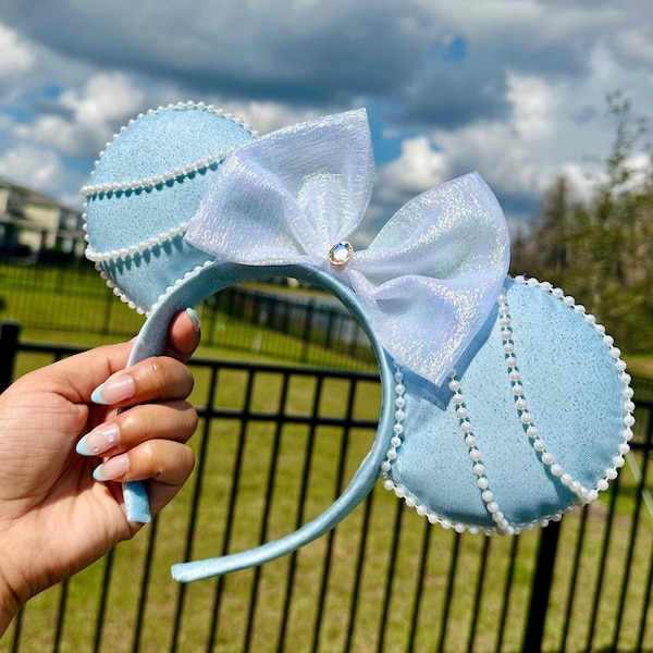 Cinderella Disney Ears, Princess Mouse Ears, Disney Princess Ears, Adult Disney Ears, Kids Minnie Mouse Ears, Lightweight Mickey Mouse Ears