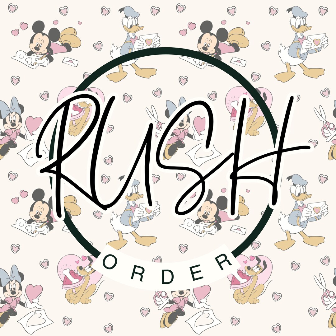 Rush Order 1 Day - Mickey Ears - Etsy