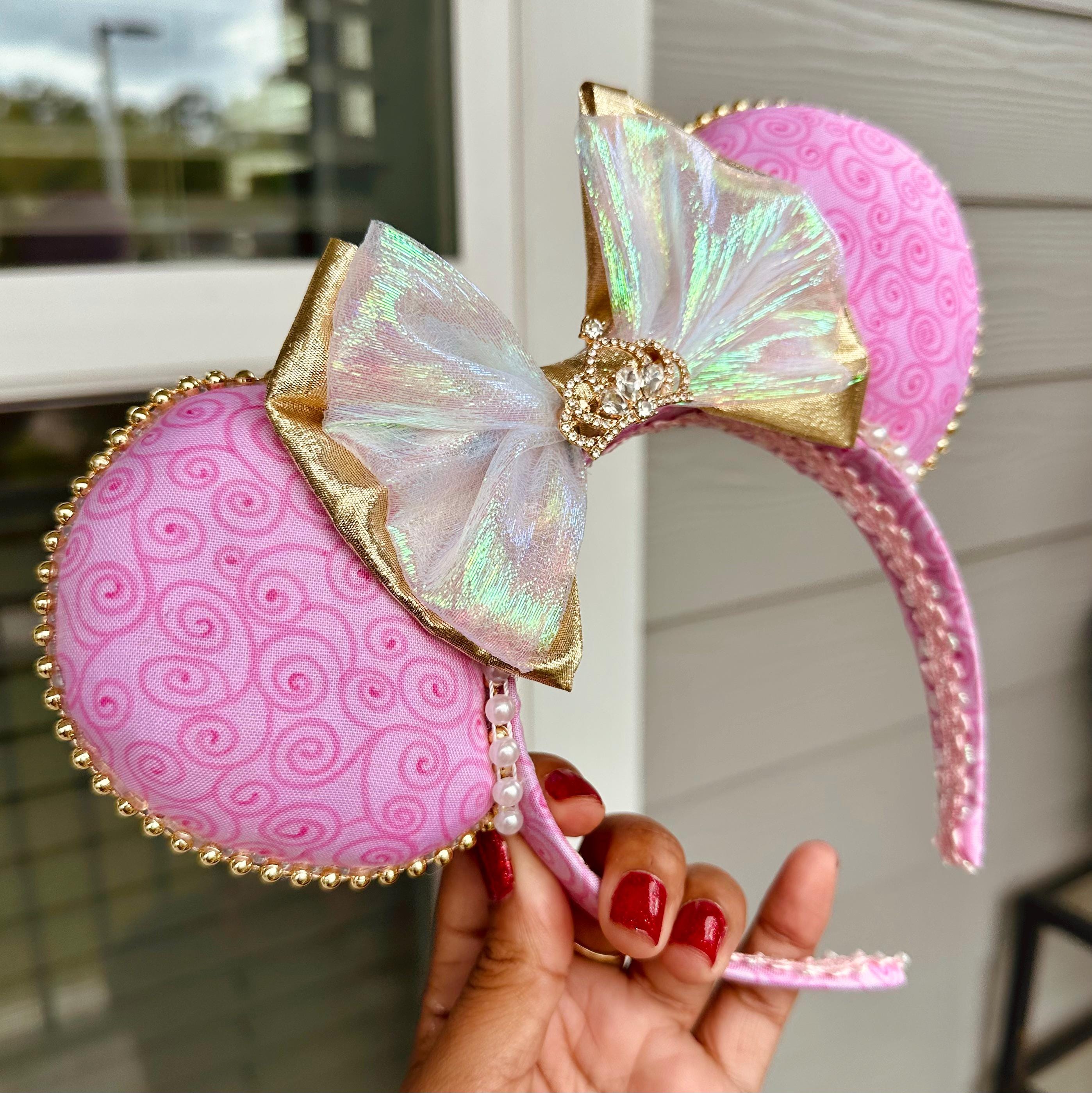 Pink Pearl Minnie Ears - Etsy display picture 2
