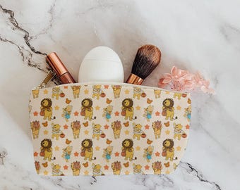 Disney Halloween Makeup Bag, Winnie the Pooh Travel Pouch, Cute Cosmetic Organizer, Trick or Treat Toiletry Bag, Disney Gift Idea