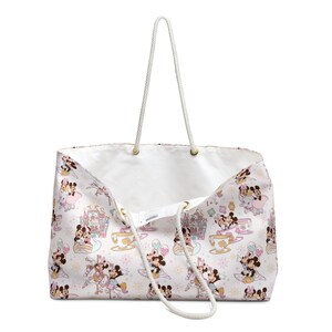 Mickey Tote Bag, Disney Beach Bag, Minnie Mouse Shoulder Bag, Large Weekender Travel Bag, Custom Family Trip gift for Women & Kids