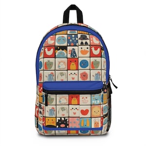 Colorful Backpack - Cool Backpack, Knapsack, Retro Y2K, Millennial