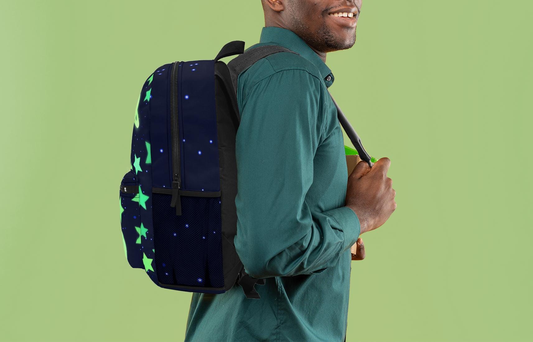 Y2K Star Backpack: Spun Polyester Teen/adult Knapsack - Etsy
