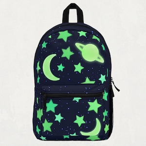 Backpack Glow in the Dark Stars Inspired Y2K Nostalgic, Back to School, Teen, Adult Bag *Does not Glow in the Dark, Cool Backpack, Knapsack