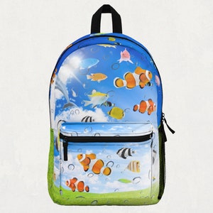 Backpack Frutiger Aero Sunny Field - Nature Nostalgia Aesthetic, Y2K Futurism, Back to School, Work Office, Teen Adult Kids,  Cool Backpack,
