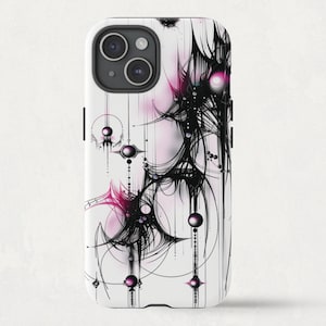 Cyber Sigilism Tattoo Style Sigil Case 90s / 00s Inspired - Tough Phone Case for Apple iPhone Samsung Galaxy Google Pixel. Tattoo inspired design for him, for her, phone accessory, gift for groom, for best man, tattoo lover, tattoo artist, art lover