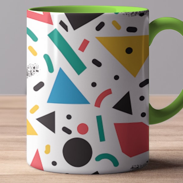 90s Nostalgie - Glänzende Akzent-Tasse - Süßes Muttertagsgeschenk / Freundschaftsgeschenk - Für Sie