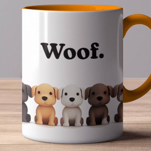 Adorable Puppies 2 - Glossy Accent Tasse - Muttertagsgeschenk - Für Sie