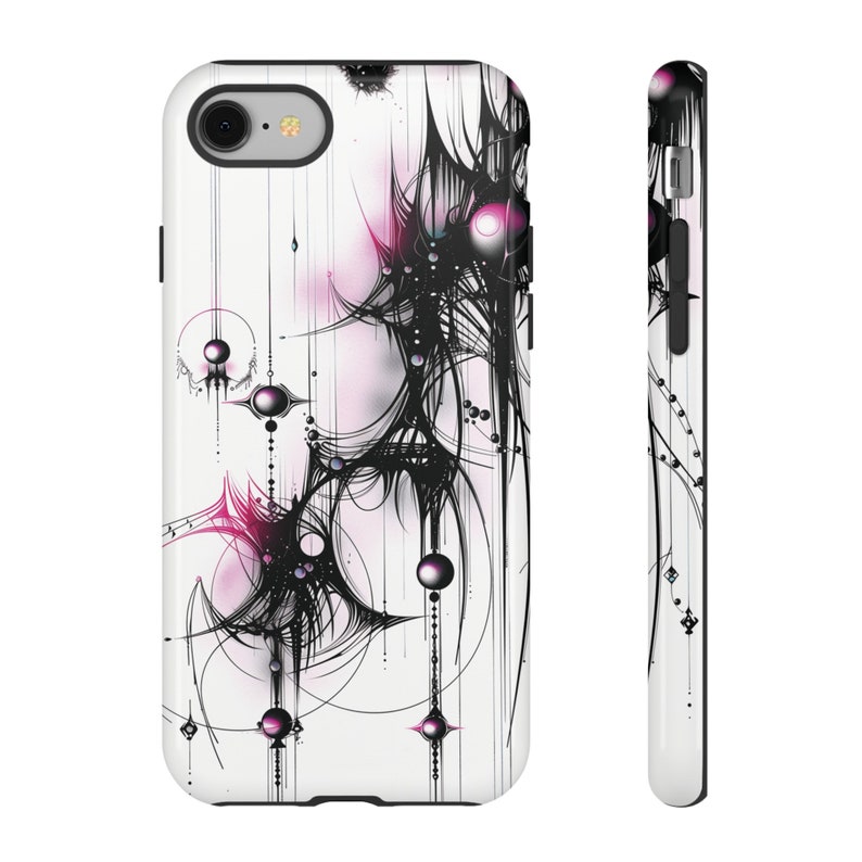 Cyber Sigilism Tattoo Style Tough Phone Case: 90s/00s Inspired afbeelding 4